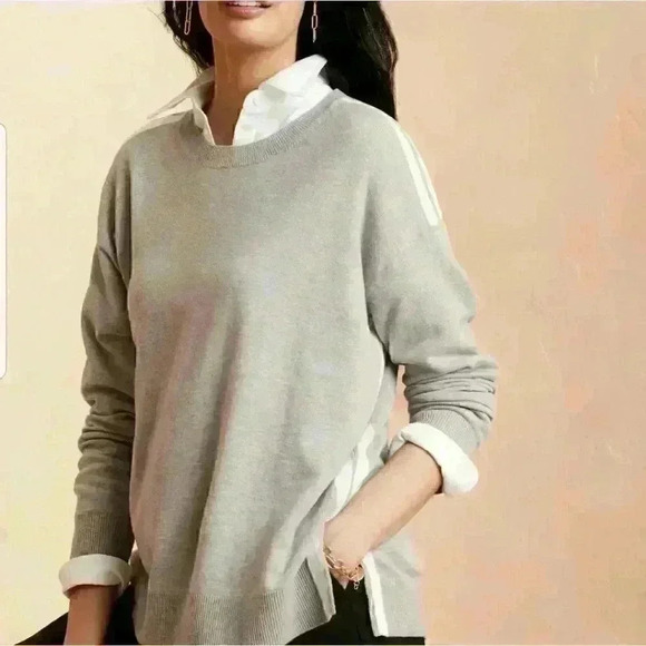 Banana Republic Oversized Racer Striped Sweater - Picture 10 of 12